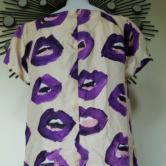 Giles Deacon Couture Lips Print Runway Dress SS14 - Picture 7 of 8